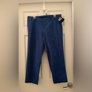 NWT KUT from the Kloth Taylor Crop Trouser Pants Size 14 Deep Teal